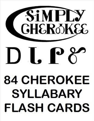 Cherokee Syllabary Flash Cards