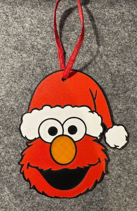 Elmo Christmas Ornament Custom Made