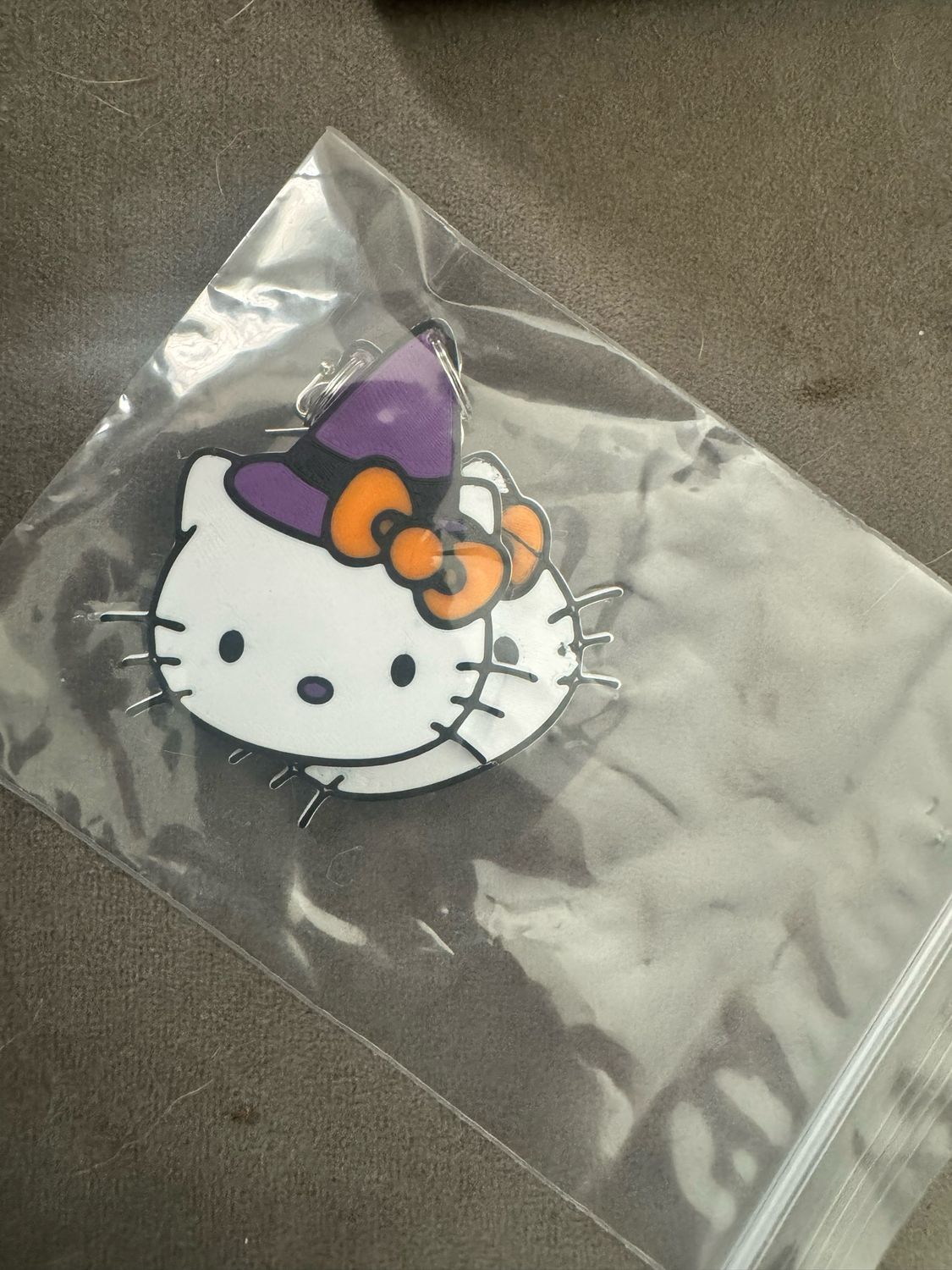 Hello Kitty Halloween Witch Earrings