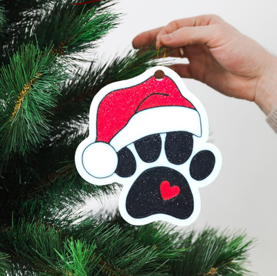 Paw Print Ornament