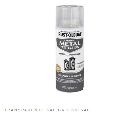 Aerosol Antióxido Trasparente  Brillante  Rust - Oleum