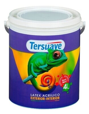 Látex Acrílico Exterior - Interior 4 lt Tersuave