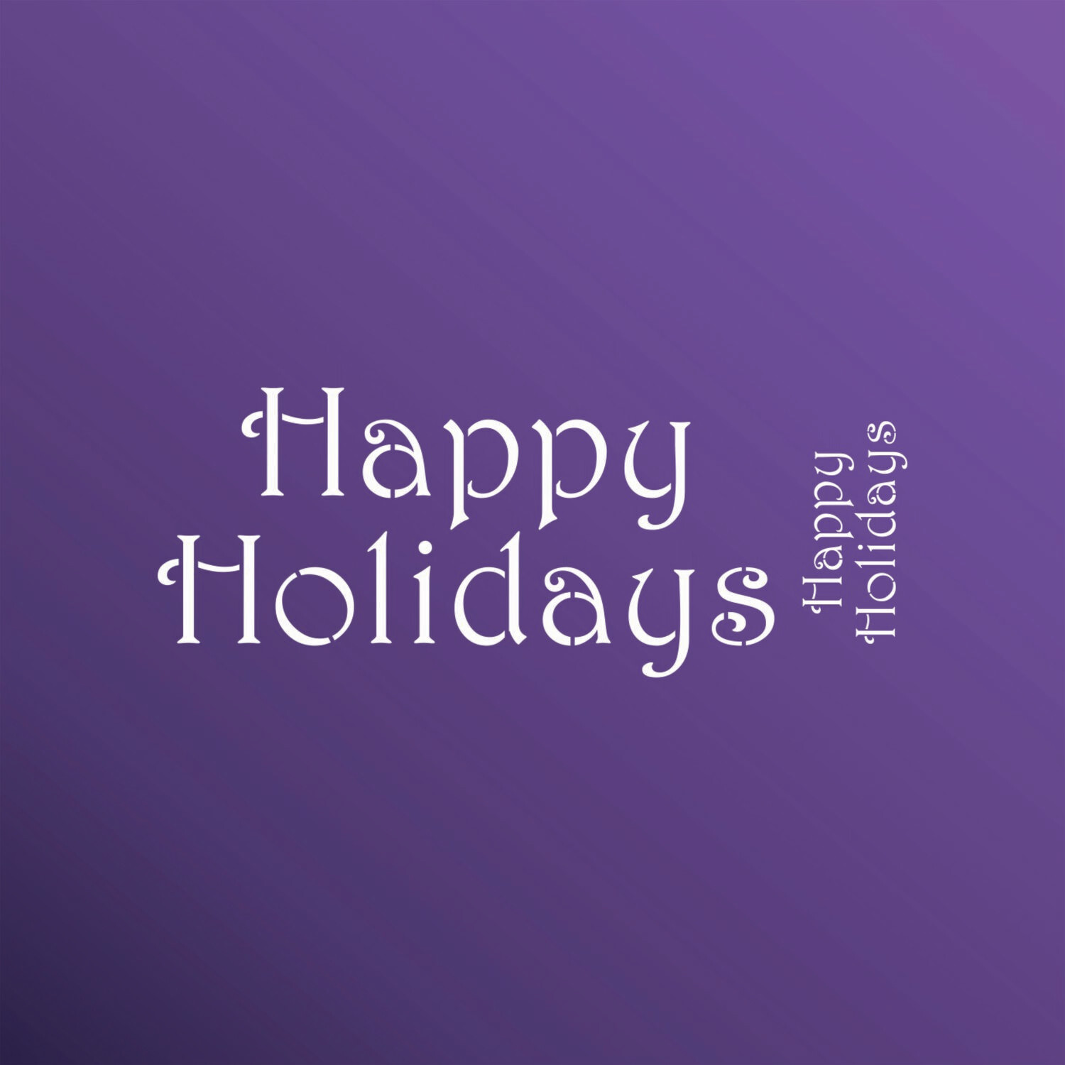 HAPPY HOLIDAYS 1030050