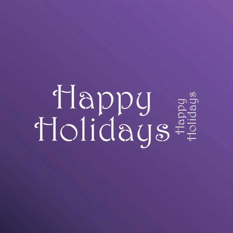 HAPPY HOLIDAYS 1030050