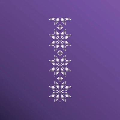 PUNTO DE CRUZ NOCHE BUENA VALE 1030133 PUNTO DE CRUZ NOCHE BUENA VALE 1030133