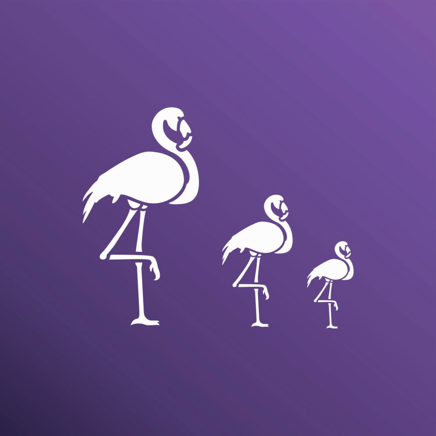 TRIO FLAMINGOS MINIS STSM066