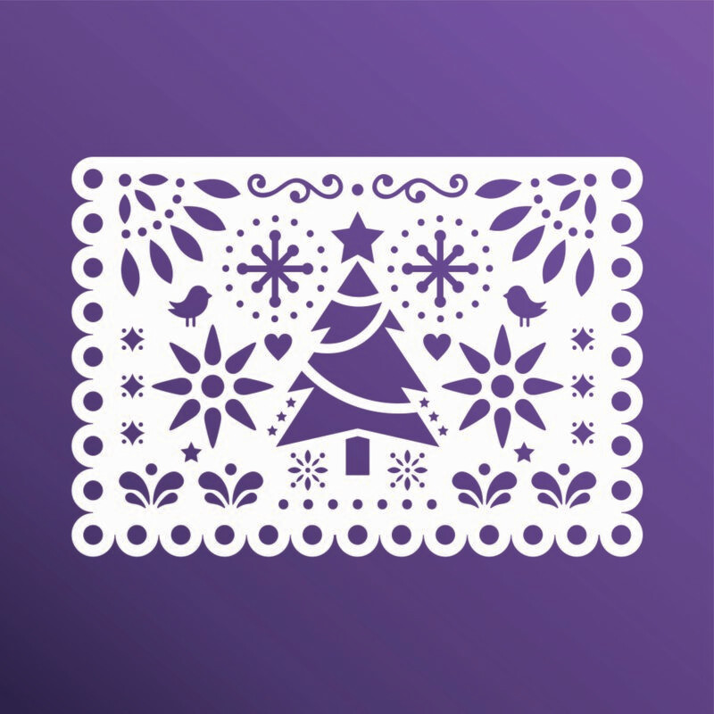 PAPEL PICADO ARBOL 20X14 STSM115