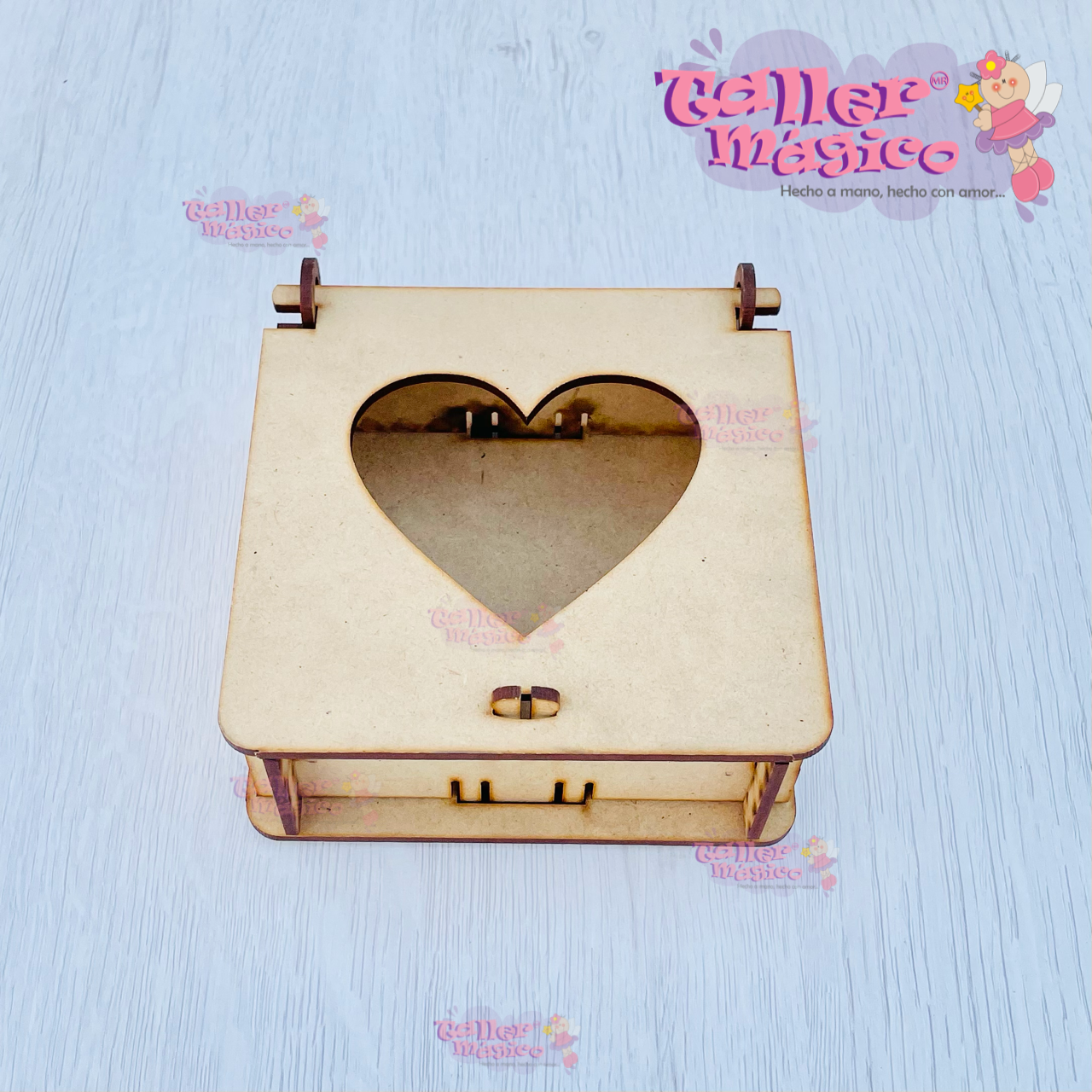 CAJA CORAZÓN PET