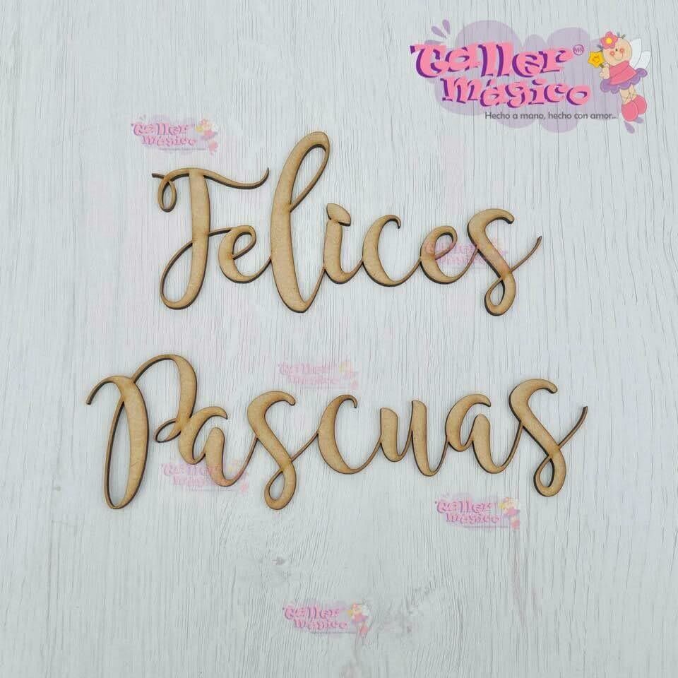 LETRAS FELICES PASCUA