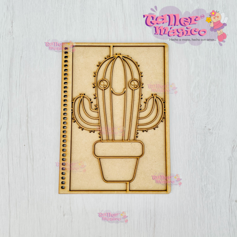 LIBRETA CACTUS KAWAI
