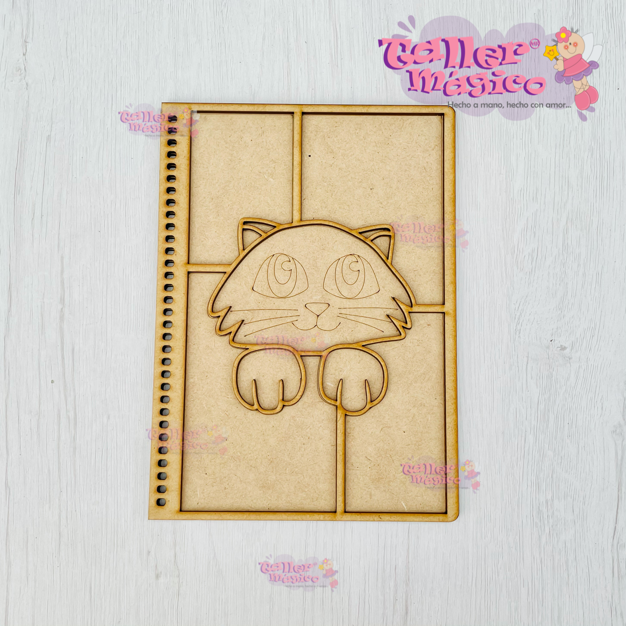 LIBRETA GATO ASOMADO