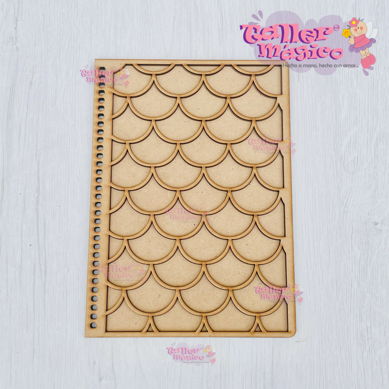 LIBRETA ESCAMAS SIRENA