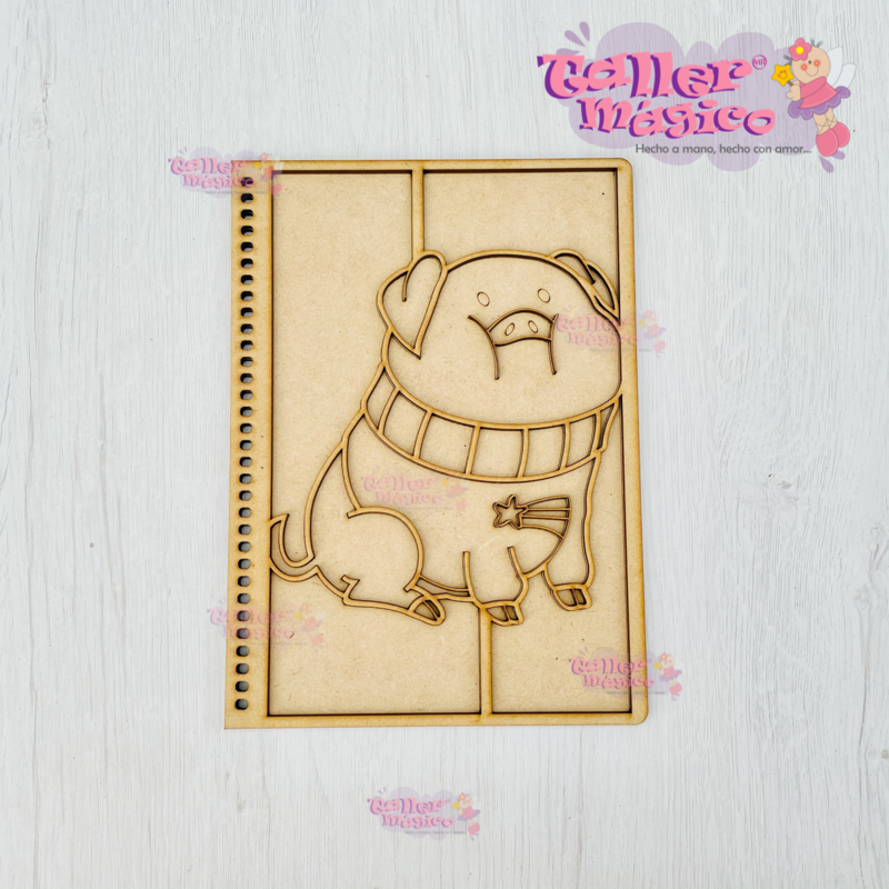 LIBRETA PUERQUITO GRAVITY FALLS