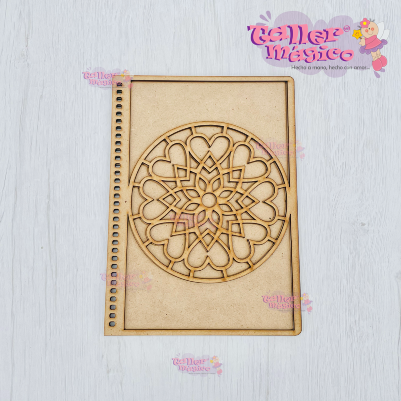 LIBRETA MANDALA CORAZÓN