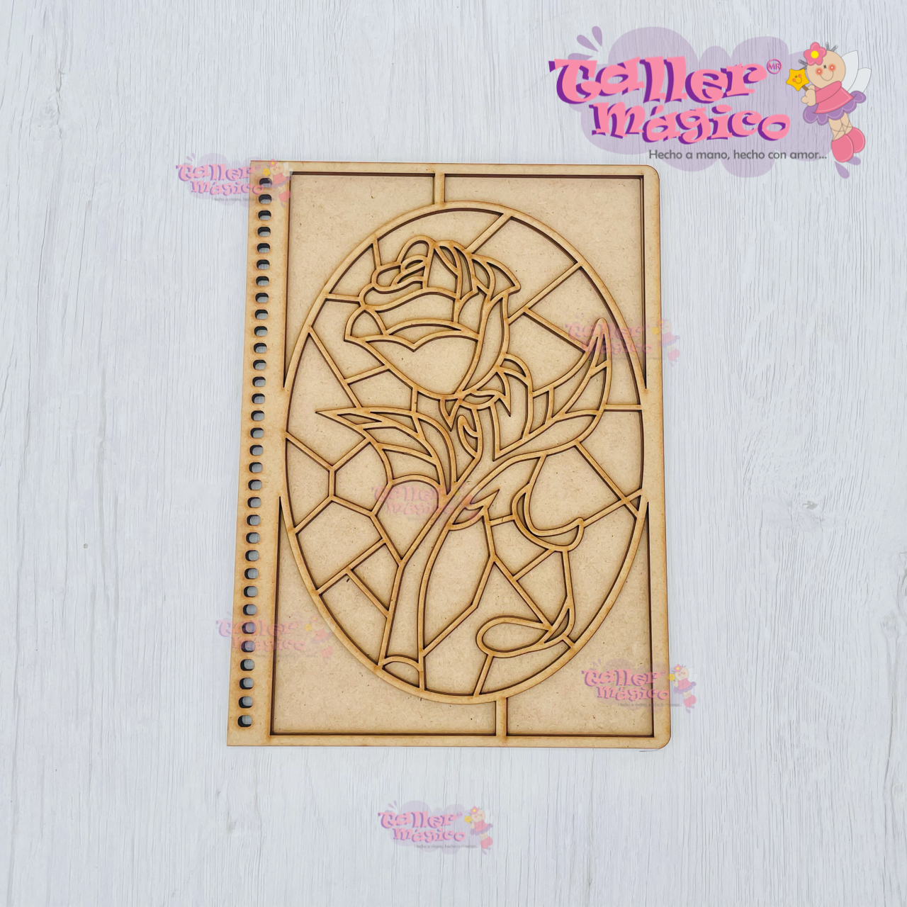 LIBRETA ROSA BELLA Y BESTIA