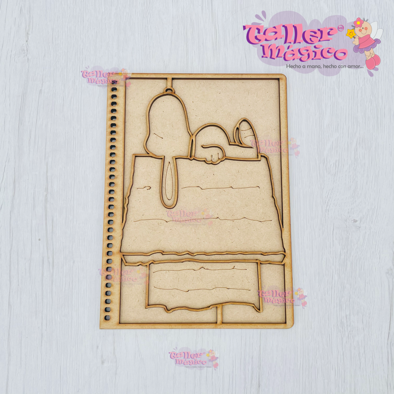 LIBRETA  SNOOPY CASITA