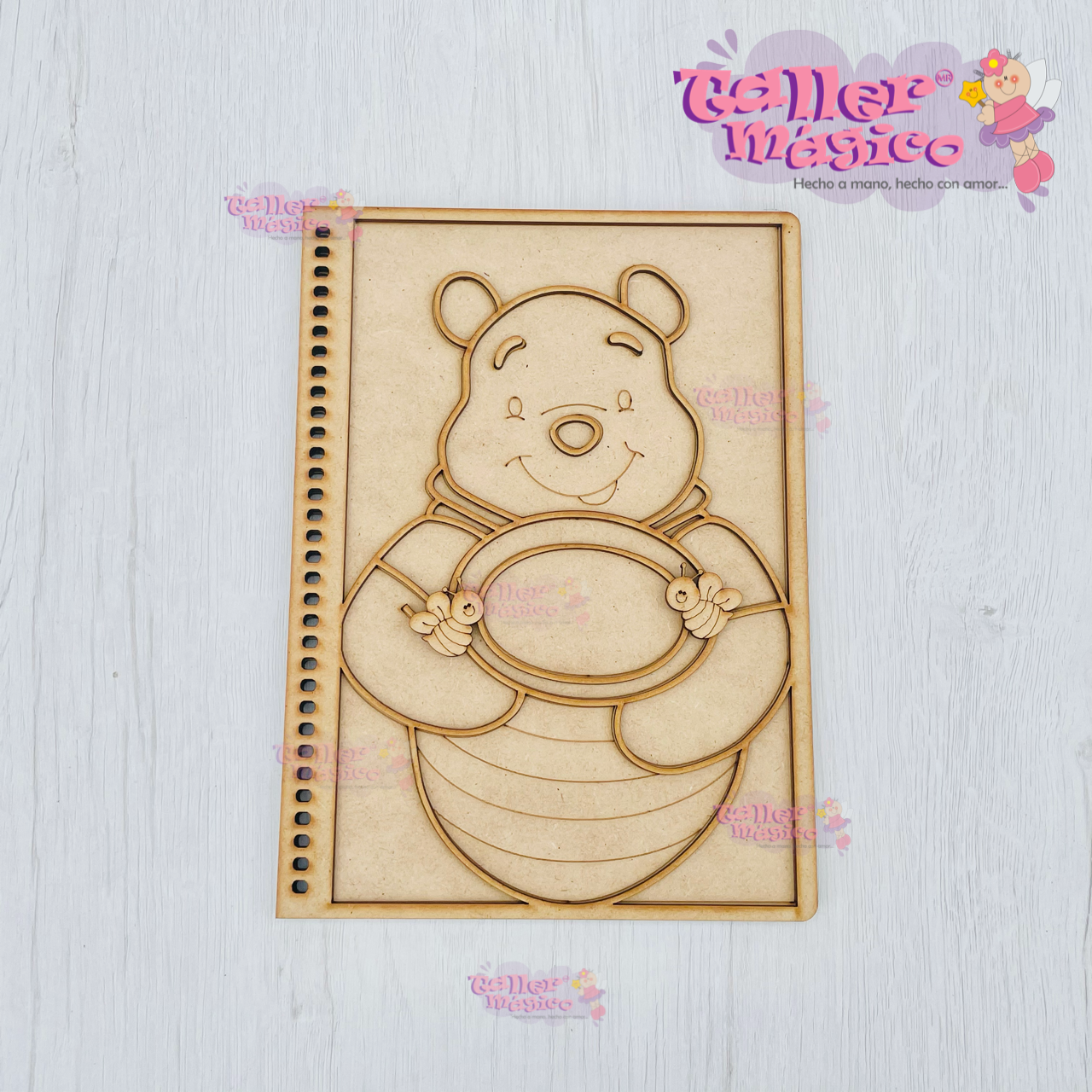 LIBRETA WINNIE POOH TARRO DE MIEL