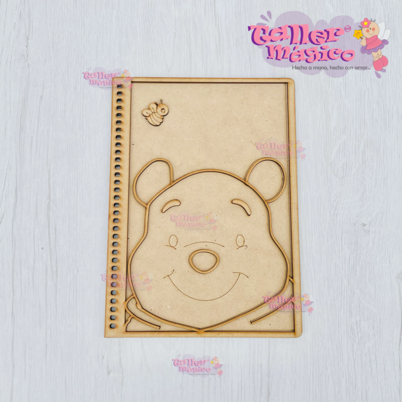 LIBRETA WINNIE POOH BEE HAPPY