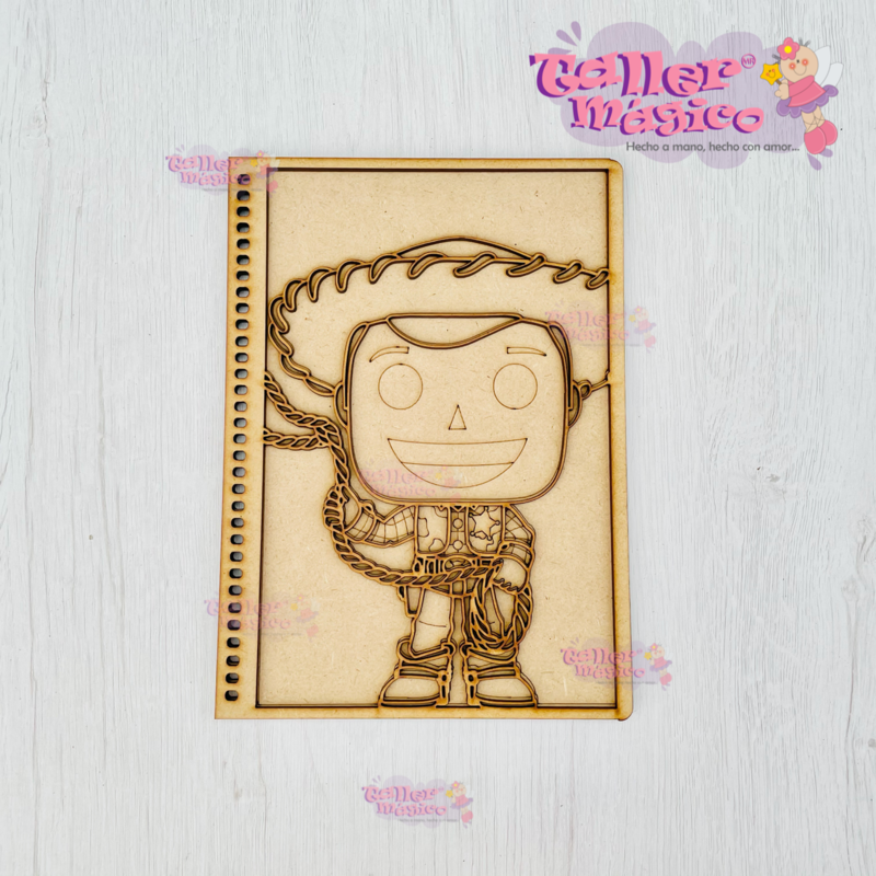 LIBRETA FRANCESA WOODY FUNKO