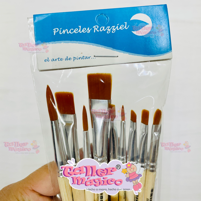 PAQUETE DE PINCELES TAKLON