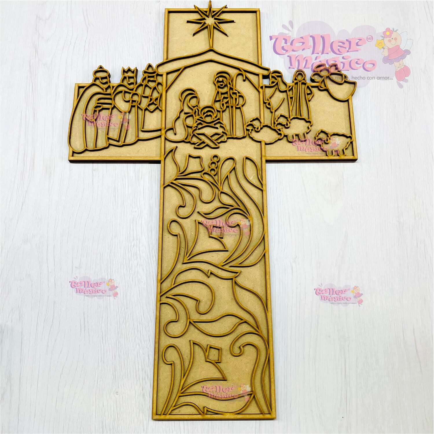 CRUZ NACIMIENTO VITRAL