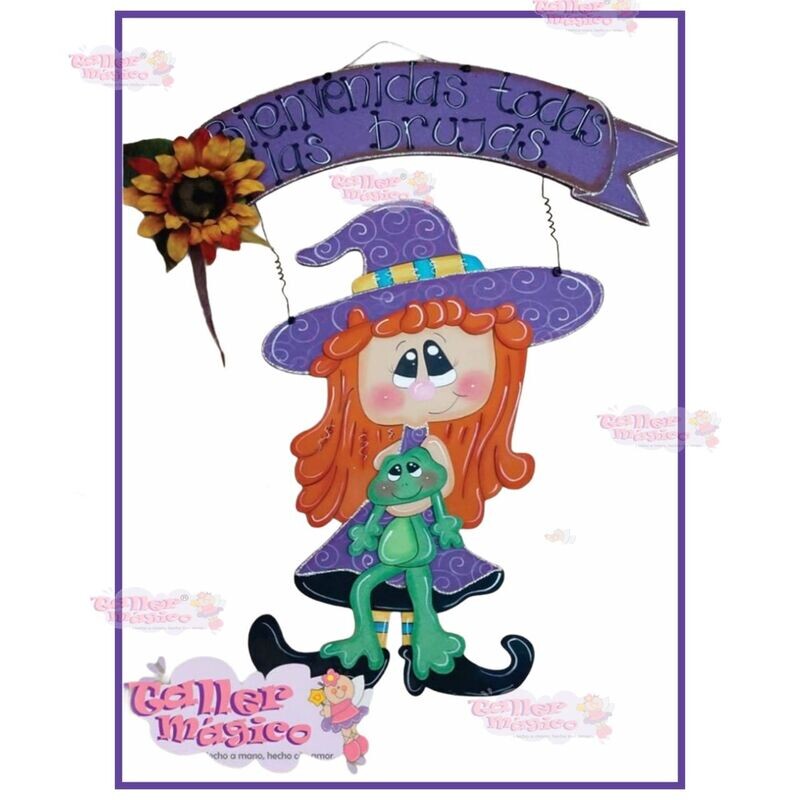 BRUJA ARAZANDO LA RANA