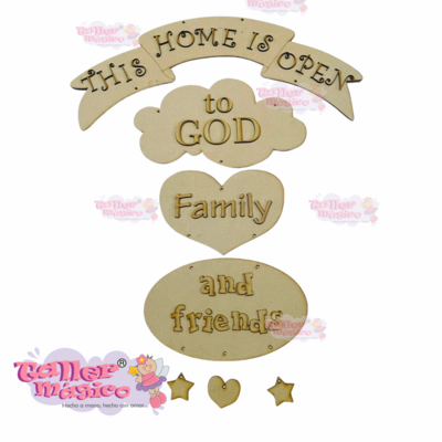 LETRERO THIS HOME IS OPEN