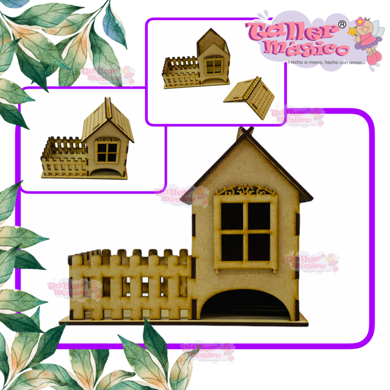CASITA P TÉ CON CERCA Y TEJAS