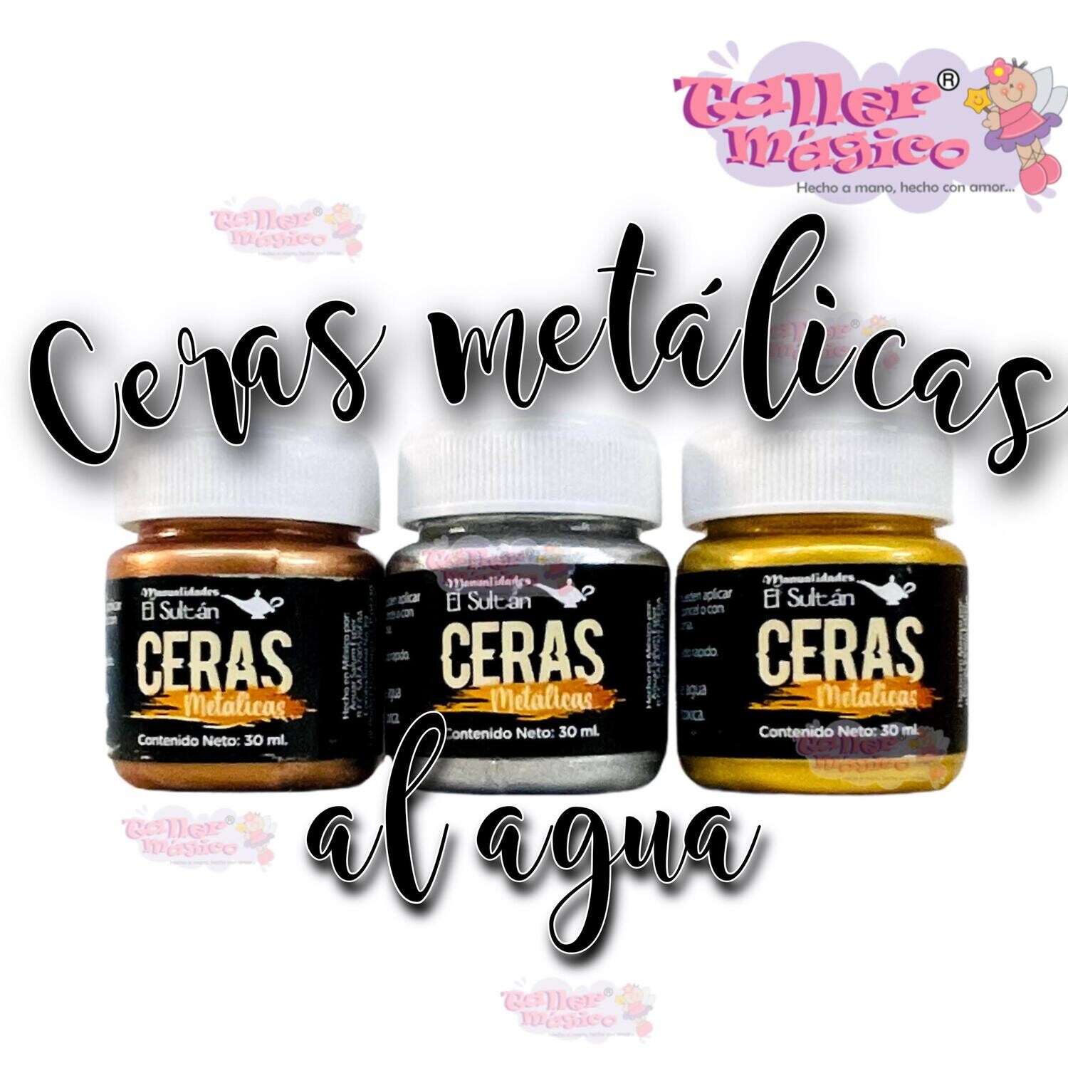 CERA METALICA AL AGUA BRONCE 