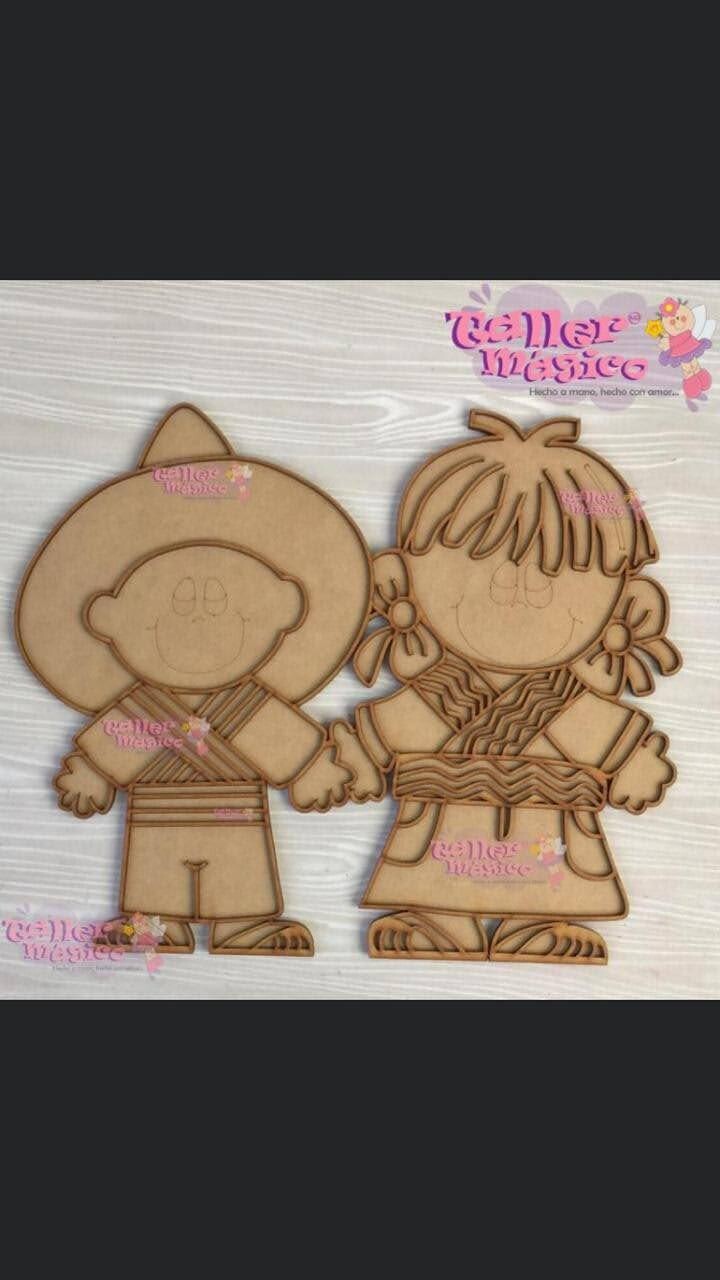 PAREJA VIVA MEXICO 30CM VITRAL
