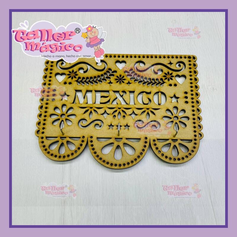 PERCHERO PAPEL PICADO