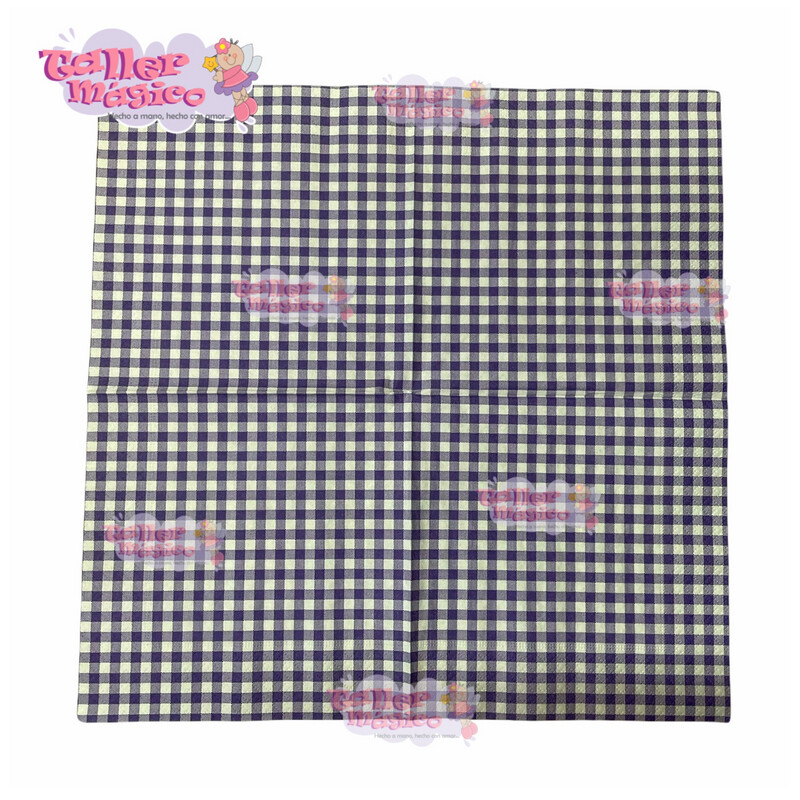 SERVILLETA MASCOTA MORADO GDE