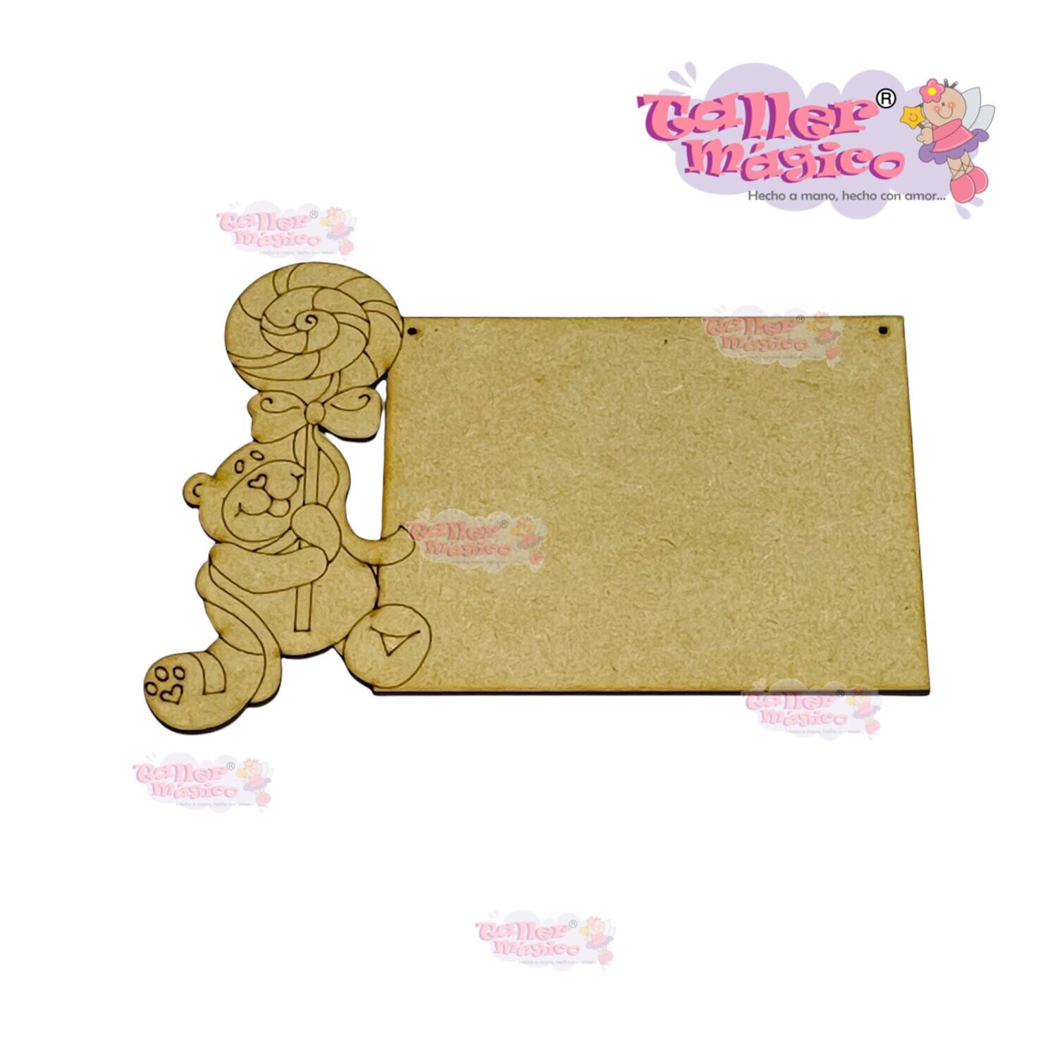 PORTA NOTAS OSITO PALETA