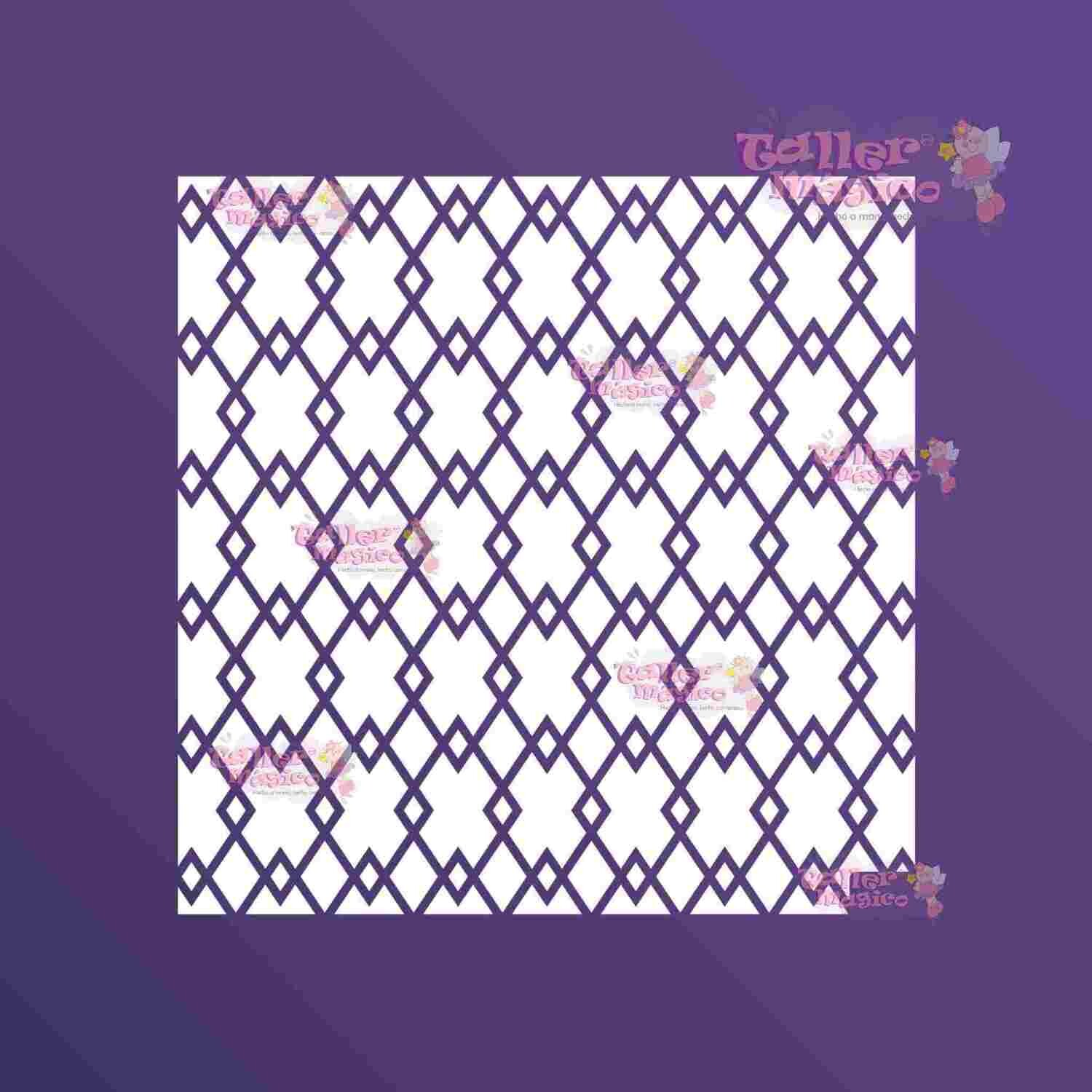 TEXTURA ROMBOS 13X13 120