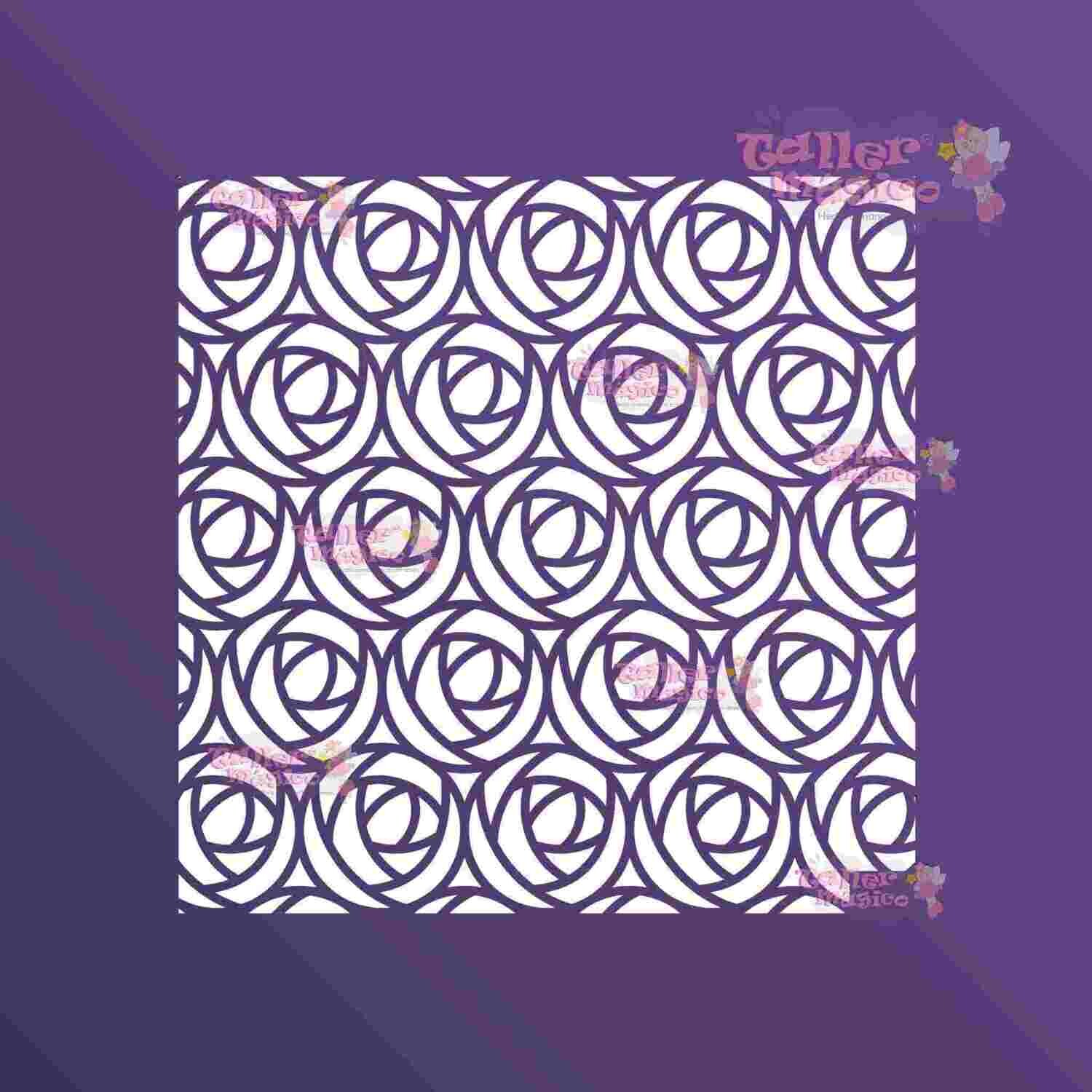TEXTURA ROSAS 13X13 123