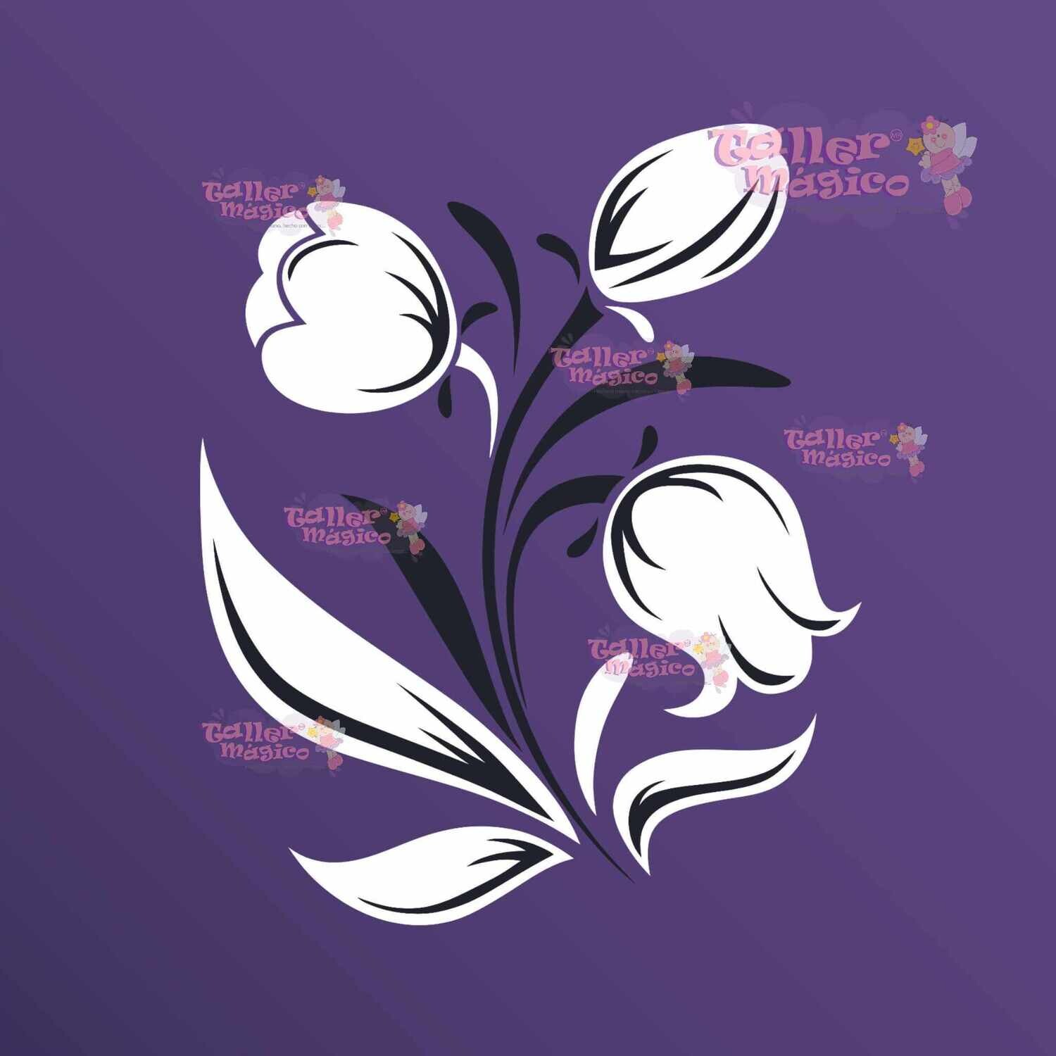 TULIPANES 2 PASOS 20X25 488