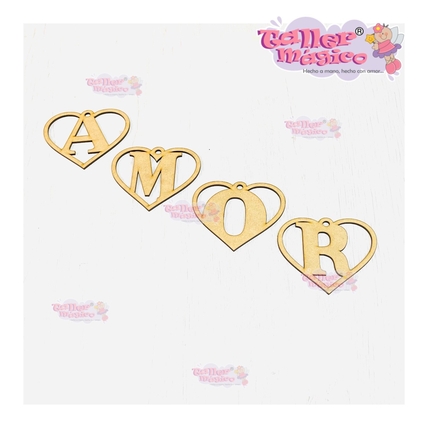 CORAZON INICIAL AMOR 5CM