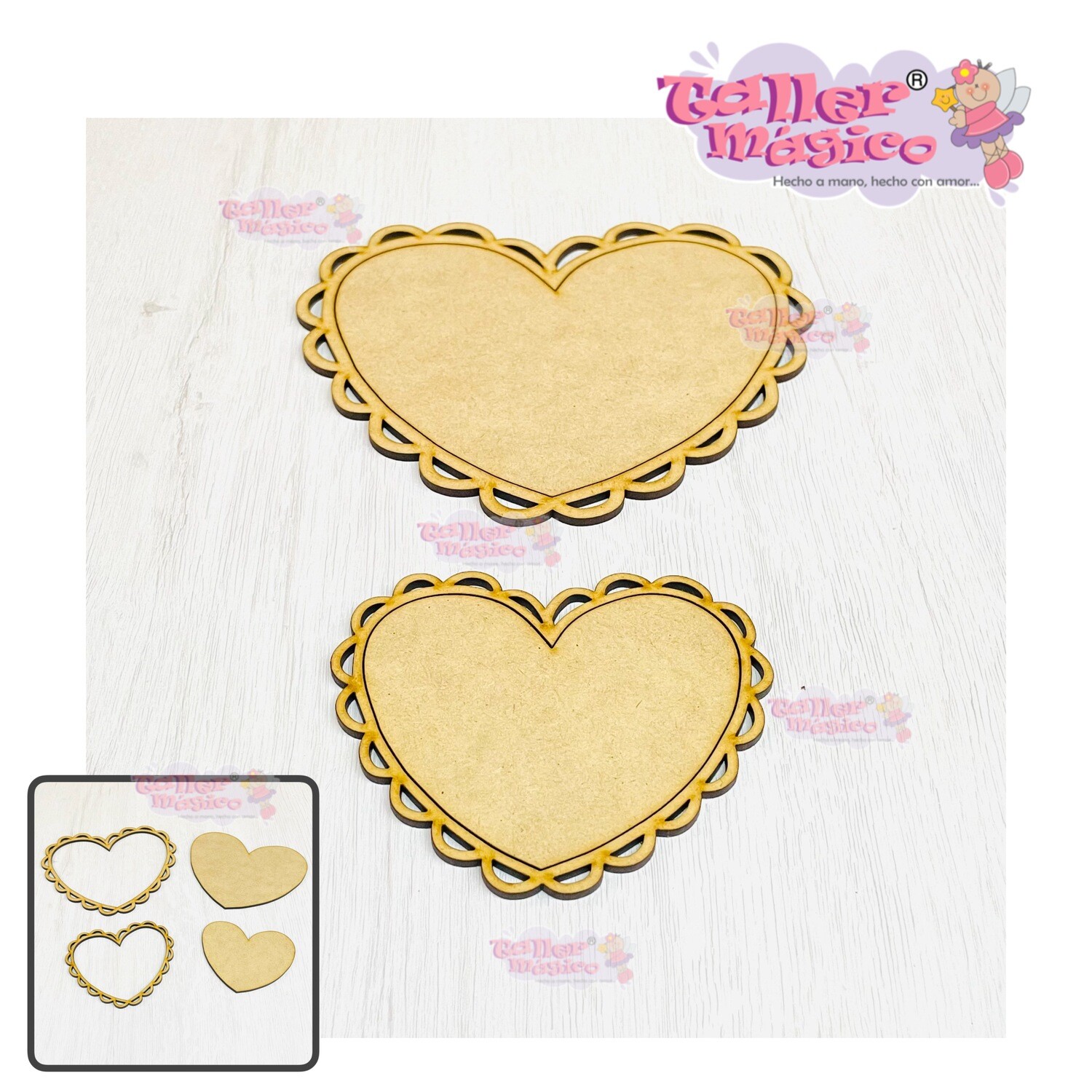 CORAZONES ENCAJE