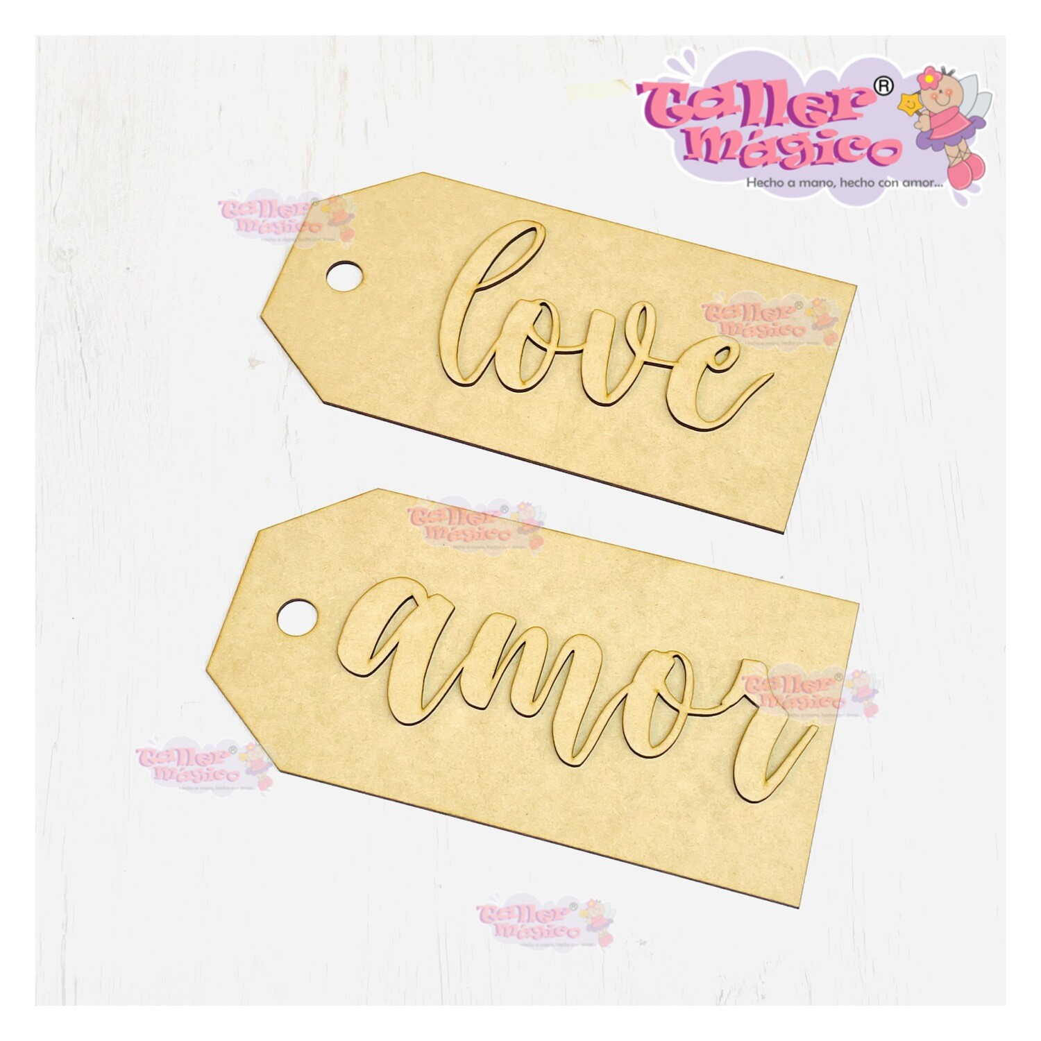TAGS LOVE AMOR 30CM