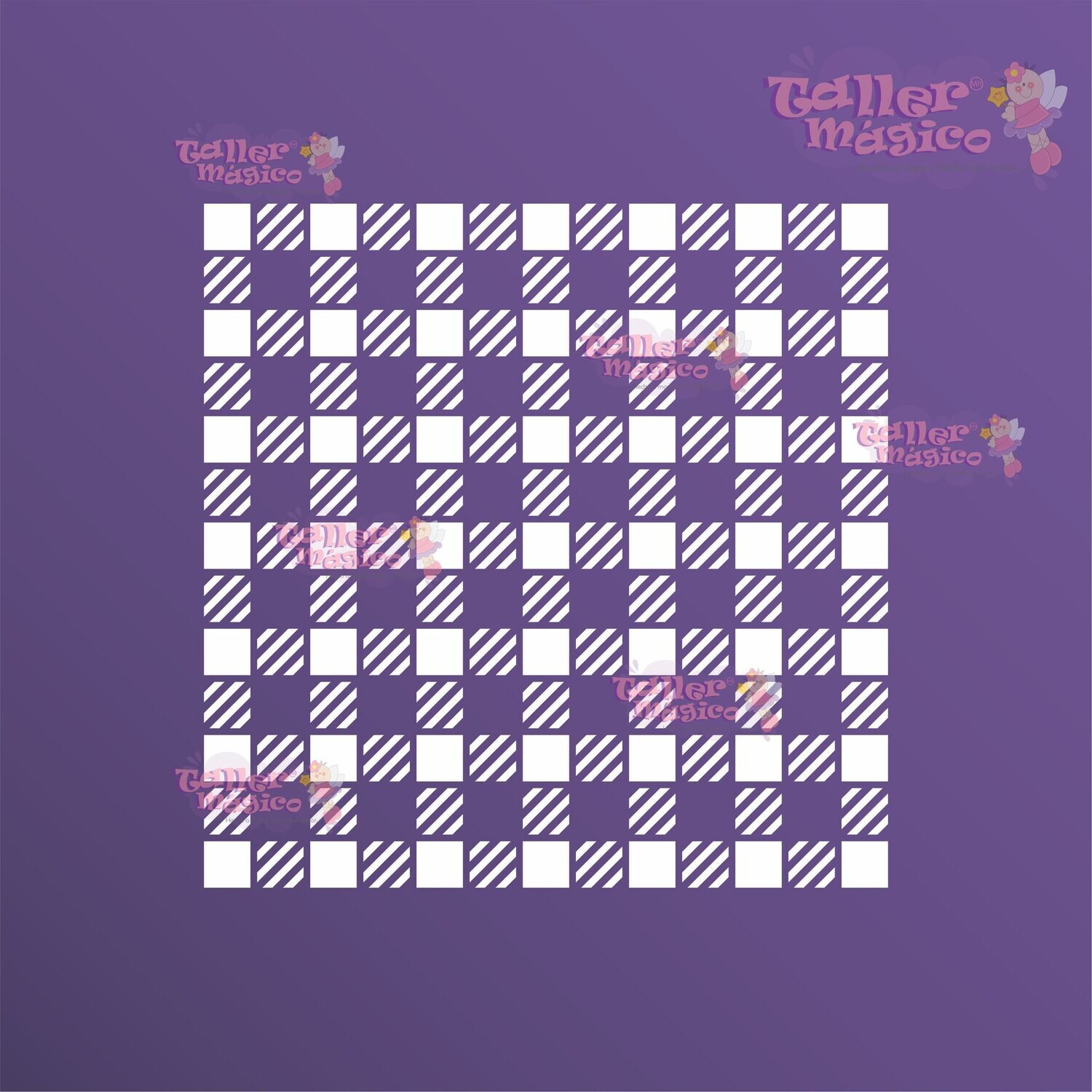 BUFFALO PLAID 1CM 14X14 1P STSM167