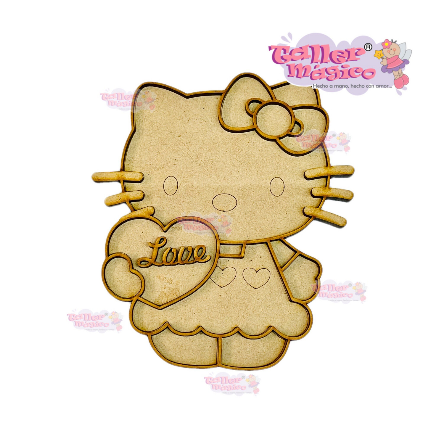 KITTY CUORE VITRAL 15cm