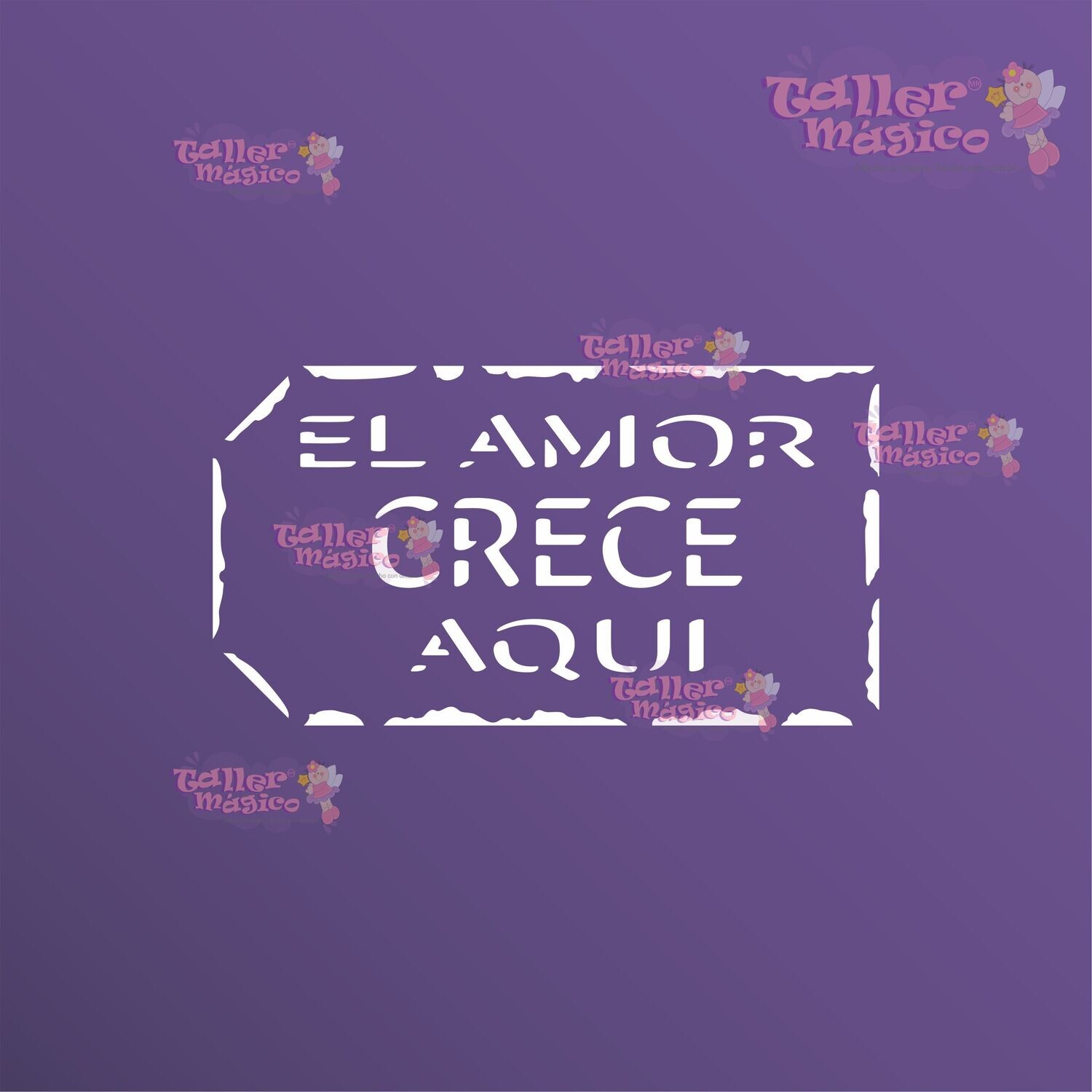 AMOR CRECE 8X5 STSM160