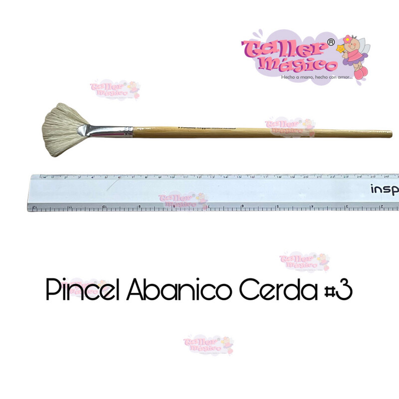 PINCEL ABANICO CERDA#3