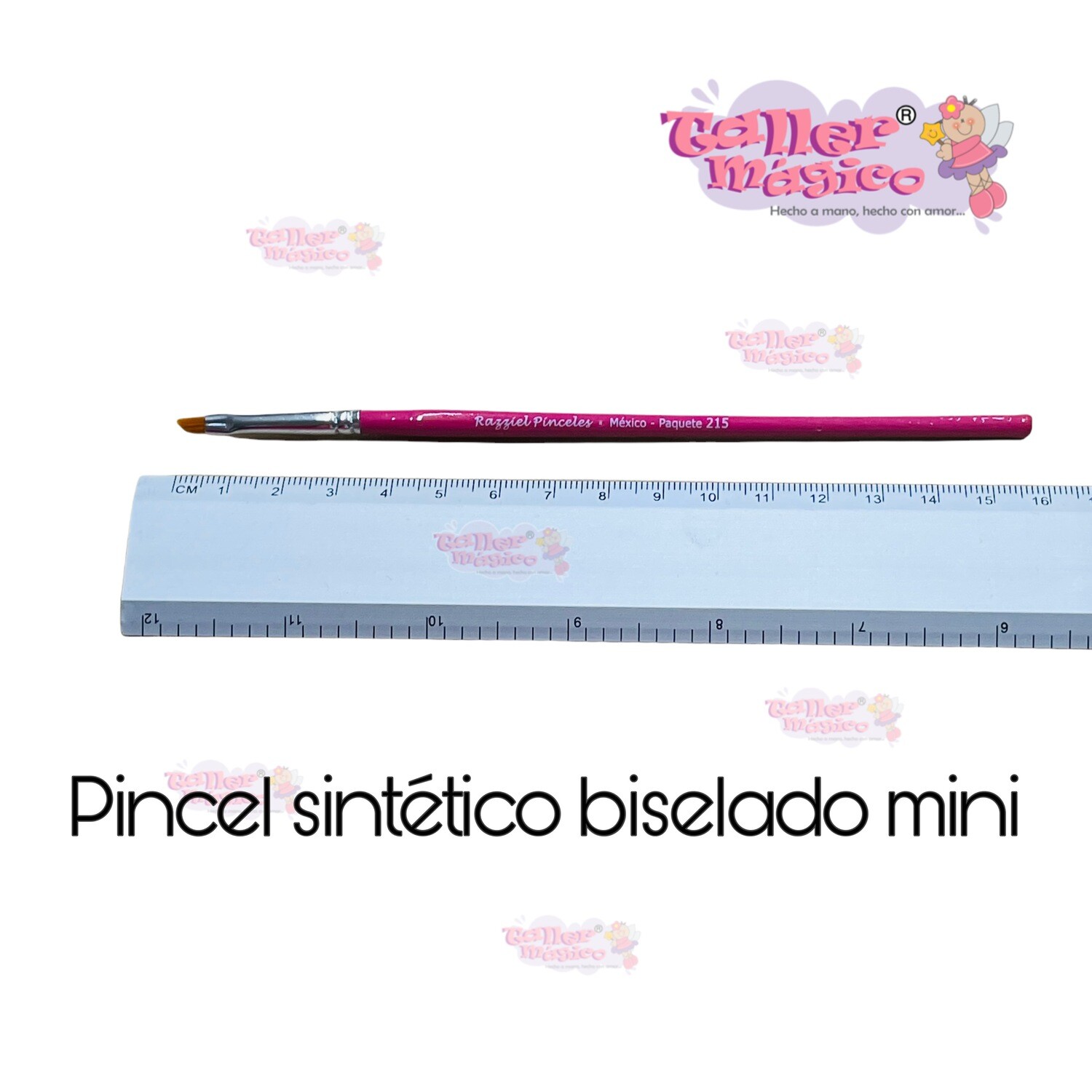 PINCEL SINTETICO BISELADO MINI