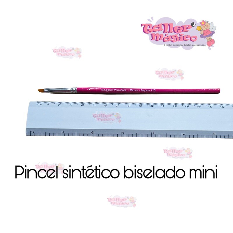 PINCEL SINTETICO BISELADO MINI