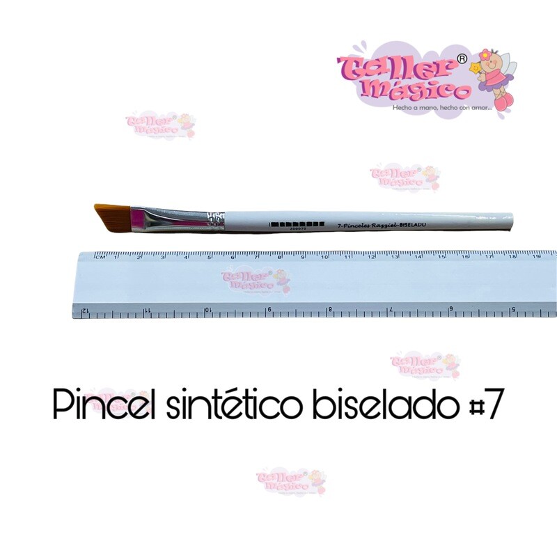 PINCEL SINTETICO BISELADO #7