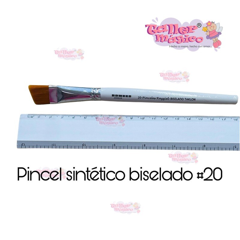 PINCEL SINTETICO BISELADO #20
