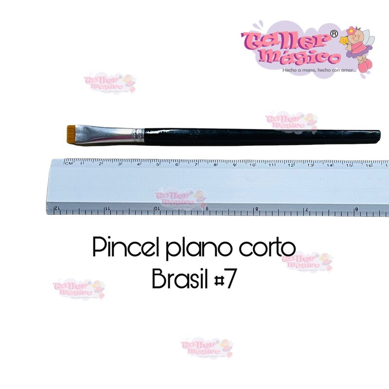 PINCEL PLANO TIPO BRASIL  No. #7