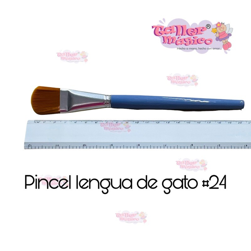 PINCEL LENGUA DE GATO #24