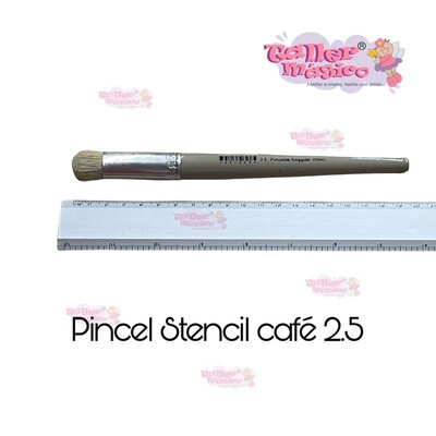 PINCEL STENCIL CAFE #2.5